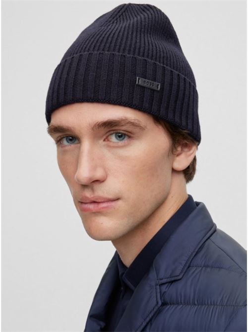 Ribbed wool hat BOSS | 50495306 FAT.404